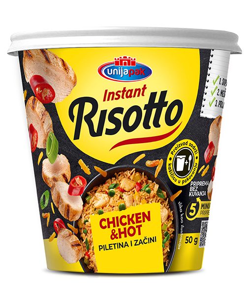 Instant risotto chicken and hot u čaši 50g